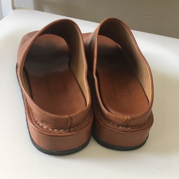 Cole Haan classic saddle/ tan leather sandals - Picture 4 of 8